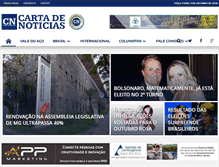 Tablet Screenshot of cartadenoticias.com.br